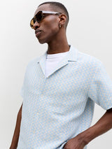 Jack & Jones - Shirt Montauk Crochet - Cashmere Blue
