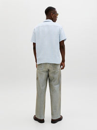 Jack & Jones - Shirt Montauk Crochet - Cashmere Blue