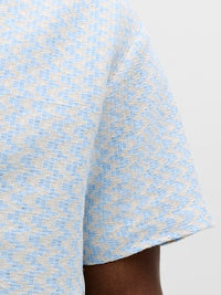 Jack & Jones - Shirt Montauk Crochet - Cashmere Blue