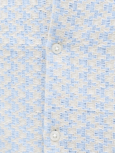 Jack & Jones - Shirt Montauk Crochet - Cashmere Blue