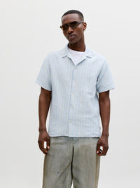 Jack & Jones - Shirt Montauk Crochet - Cashmere Blue