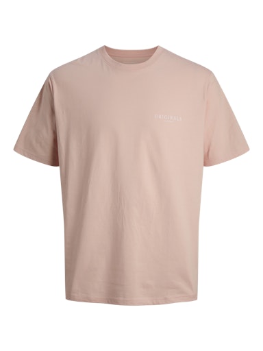 Jack & Jones - Tee Montauk Back Print - Peach Melba