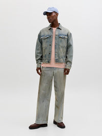 Jack & Jones - Tee Montauk Back Print - Peach Melba