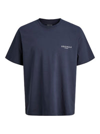 Jack & Jones - Tee Montauk Back Print - Odyssey Gray