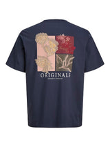 Jack & Jones - Tee Montauk Back Print - Odyssey Gray