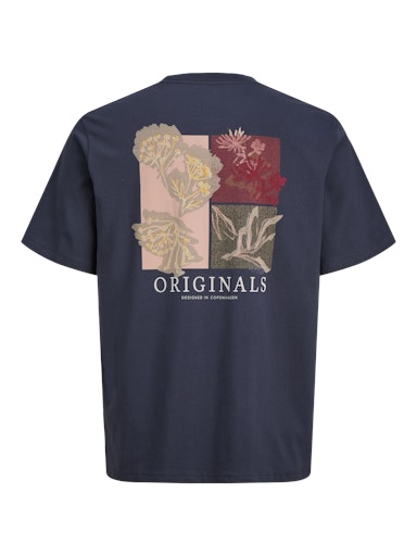 Jack & Jones - Tee Montauk Back Print - Odyssey Gray