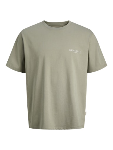 Jack & Jones - Tee Montauk Back Print - Seagrass