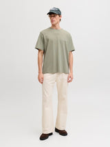 Jack & Jones - Tee Montauk Back Print - Seagrass