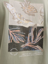 Jack & Jones - Tee Montauk Back Print - Seagrass