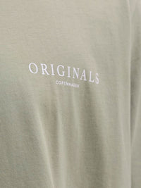 Jack & Jones - Tee Montauk Back Print - Seagrass