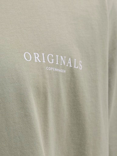 Jack & Jones - Tee Montauk Back Print - Seagrass