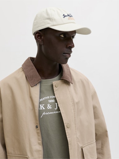 Jack & Jones - Softe Baseball Cap Pablo - Antique White