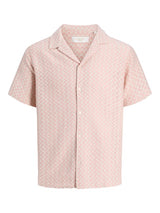 Jack & Jones - Shirt Montauk Crochet - Peach Melba