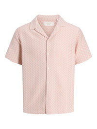 Jack & Jones - Shirt Montauk Crochet - Peach Melba