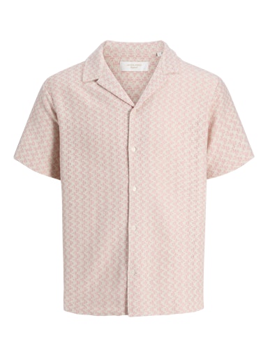 Jack & Jones - Shirt Montauk Crochet - Peach Melba