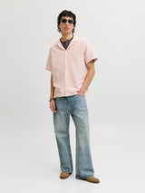 Jack & Jones - Shirt Montauk Crochet - Peach Melba