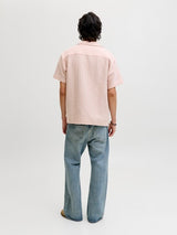 Jack & Jones - Shirt Montauk Crochet - Peach Melba