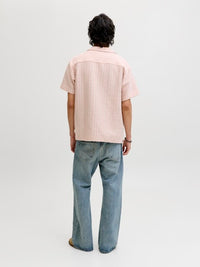 Jack & Jones - Shirt Montauk Crochet - Peach Melba