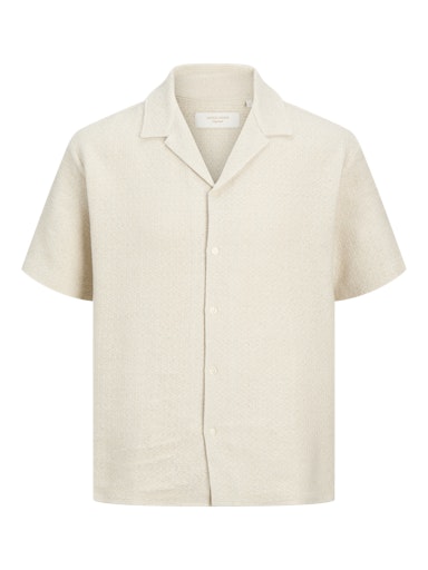 Jack & Jones - Shirt Montauk Crochet - Antique White