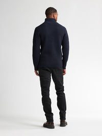 Petrol - Knit Half Zip - Deep Capri (Blauw)