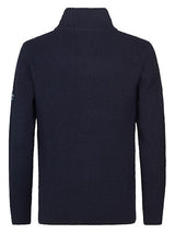 Petrol - Knit Half Zip - Deep Capri (Blauw)
