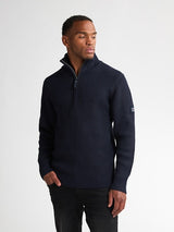 Petrol - Knit Half Zip - Deep Capri (Blauw)