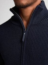 Petrol - Knit Half Zip - Deep Capri (Blauw)