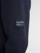 Petrol - Knit Half Zip - Deep Capri (Blauw)