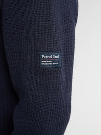 Petrol - Knit Half Zip - Deep Capri (Blauw)