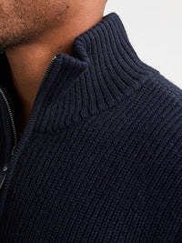 Petrol - Knit Half Zip - Deep Capri (Blauw)