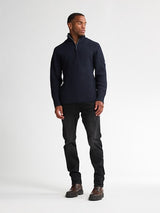 Petrol - Knit Half Zip - Deep Capri (Blauw)