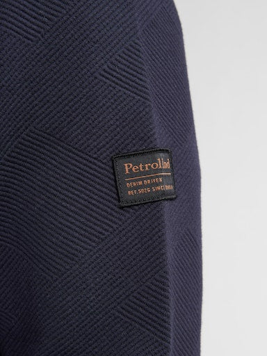 Petrol - Sweater Half Zip - Royal Navy