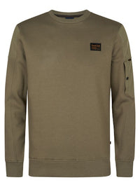 Petrol - Sweater - Mossy Stone (Groen)