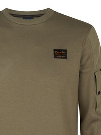 Petrol - Sweater - Mossy Stone (Groen)