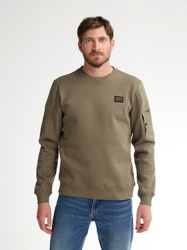 Petrol - Sweater - Mossy Stone (Groen)