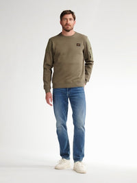 Petrol - Sweater - Mossy Stone (Groen)