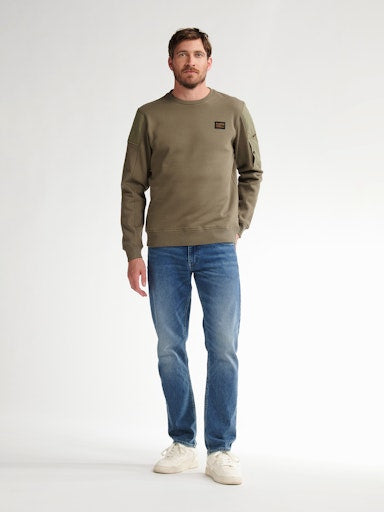 Petrol - Sweater - Mossy Stone (Groen)