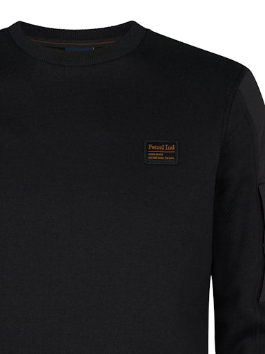Petrol - Sweater - Deep Black