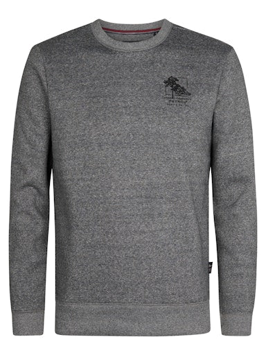 Petrol - Sweater - Gunmetal (Zwart)