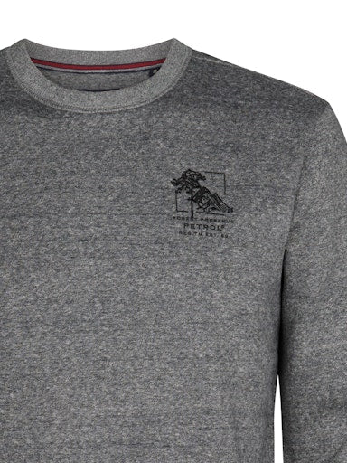 Petrol - Sweater - Gunmetal (Zwart)