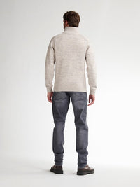 Petrol - Knit - Antique White