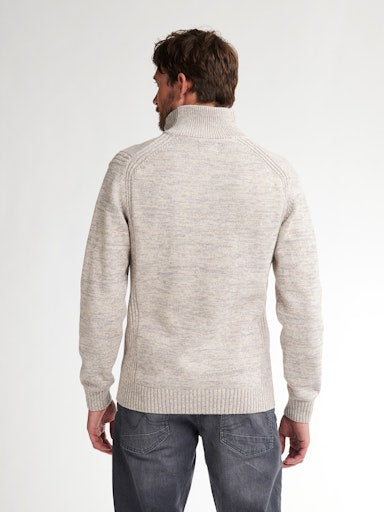 Petrol - Knit - Antique White