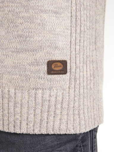 Petrol - Knit - Antique White