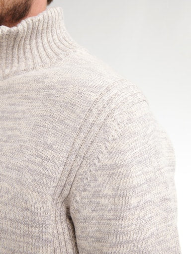 Petrol - Knit - Antique White
