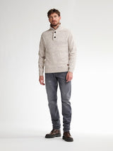 Petrol - Knit - Antique White