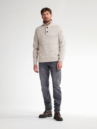 Petrol - Knit - Antique White