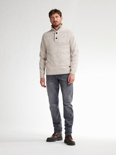 Petrol - Knit - Antique White