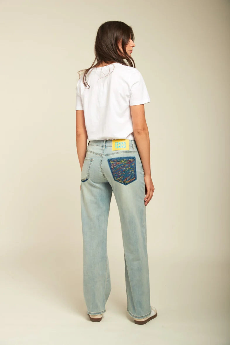 Toxik3 - Wide Leg Pant - Graffiti Pocket
