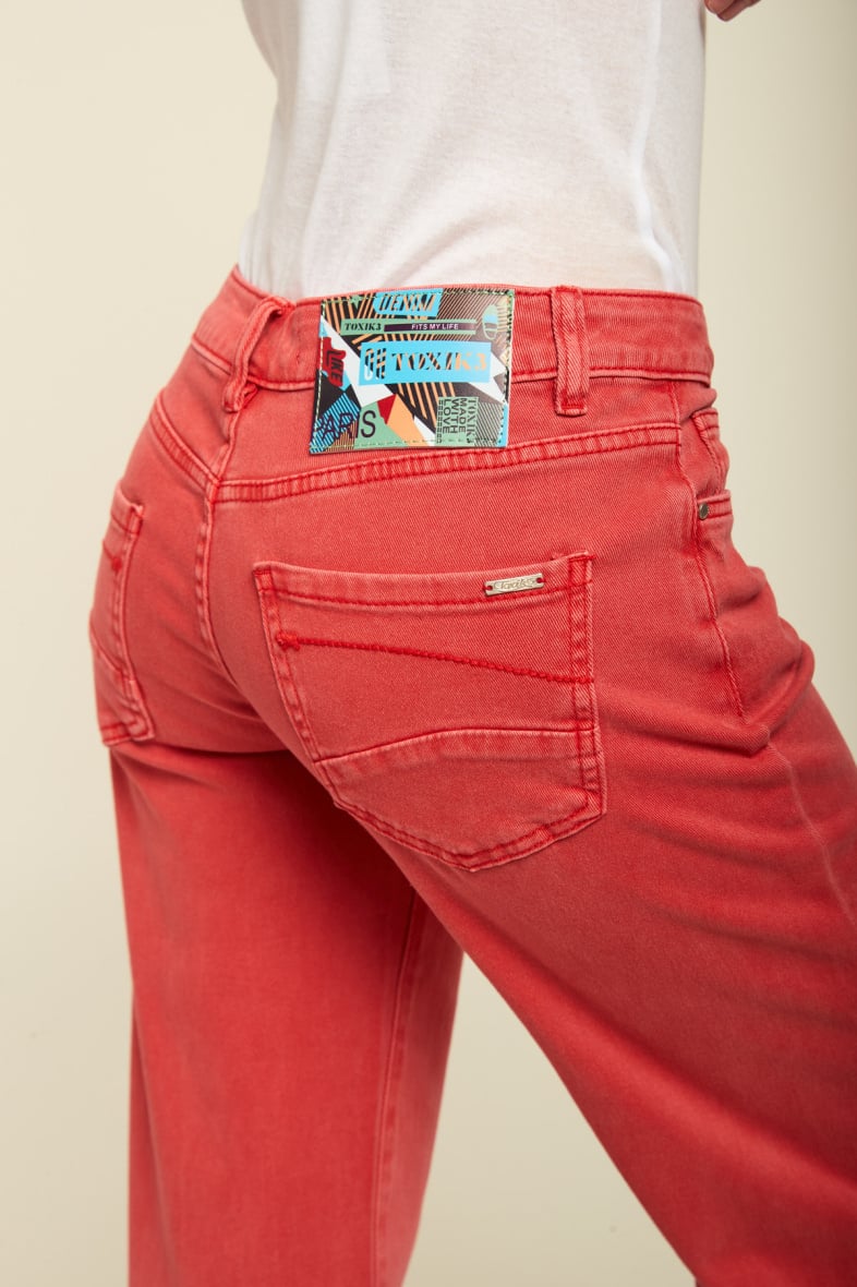 Toxik3 - Wide Leg Pant - Red