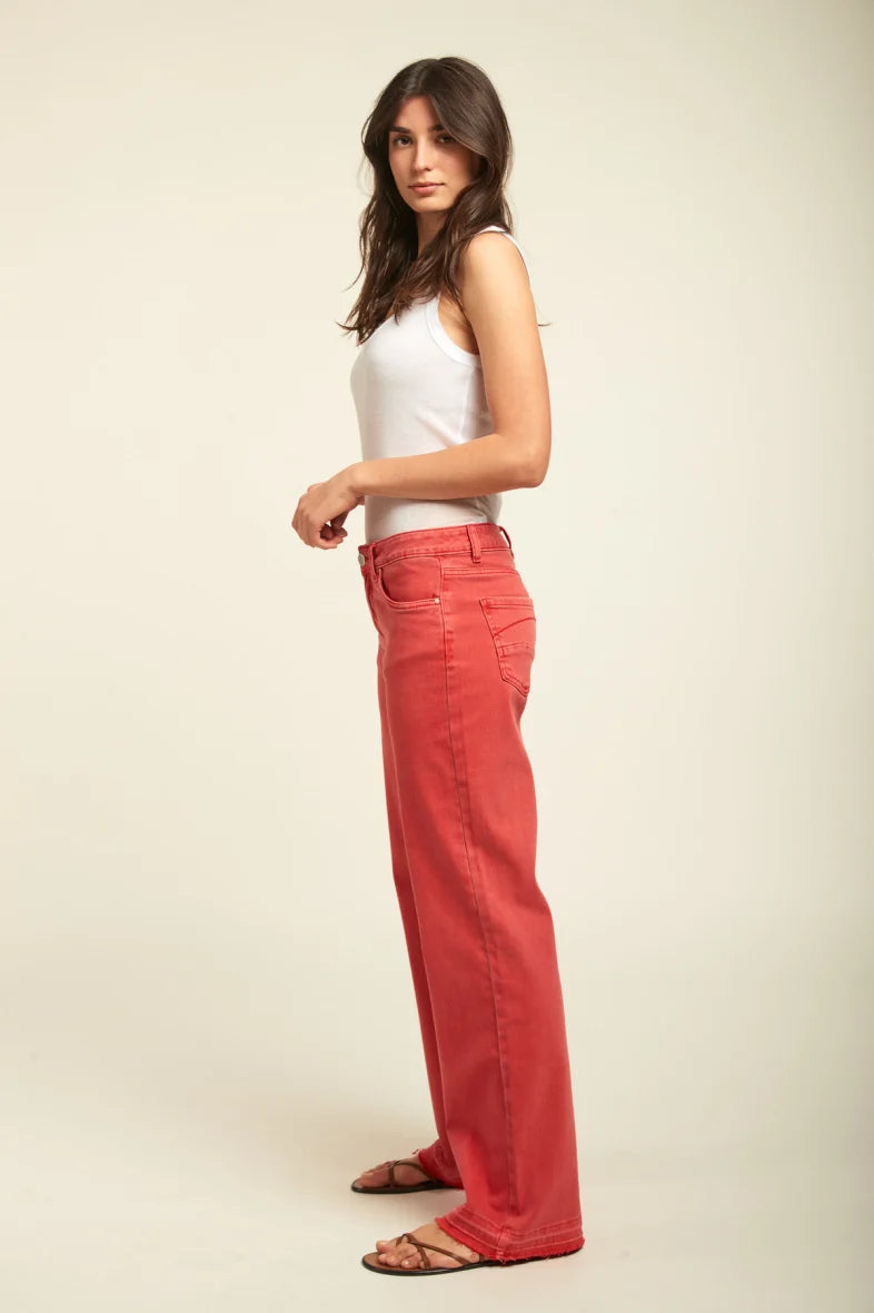 Toxik3 - Wide Leg Pant - Red